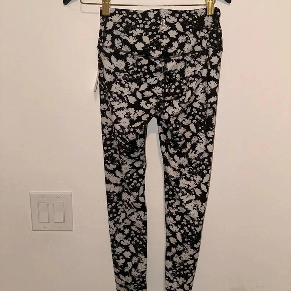 Free People Floral Black And‎ White Leggings - Picture 3 of 5